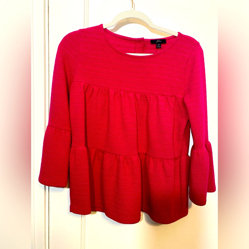 J Crew Pink Tired Top
